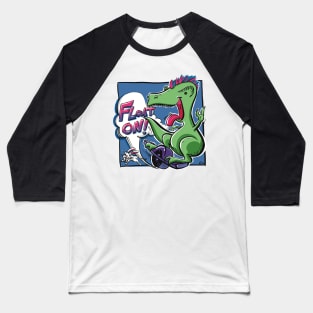 Floatosaurus Rex Baseball T-Shirt